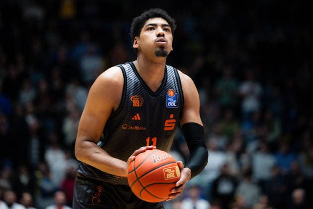 Kostja Mushidi Niners Chemnitz, 11 GER, BBL, Skyliners Frankfurt vs Niners Chemnitz, SV Basketball, 1 Bundesliga, Matchday 15, Season 2025 2026 10 01 2026 Eibner Pressefoto Attila Ziga GER, BBL, Skyliners Frankfurt vs Niners Chemnitz, SV Basketball, 1 Bundesliga, Matchday 15, Season 2025 2026 10 01 2026 Frankfurt am Main Copyright: xEibner-Pressefotox EP_AZA