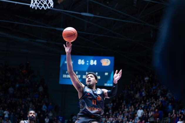 Kostja Mushidi Niners Chemnitz, 11 GER, BBL, Skyliners Frankfurt vs Niners Chemnitz, SV Basketball, 1 Bundesliga, Matchday 15, Season 2025 2026 10 01 2026 Eibner Pressefoto Attila Ziga GER, BBL, Skyliners Frankfurt vs Niners Chemnitz, SV Basketball, 1 Bundesliga, Matchday 15, Season 2025 2026 10 01 2026 Frankfurt am Main Copyright: xEibner-Pressefotox EP_AZA