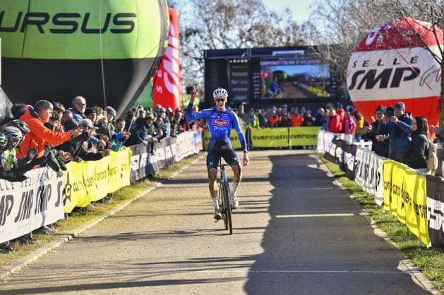 CICLISMO - Ciclocross - Campionati Italiani Ciclocross Stefano Viezzi (ITA ALPECIN DECEUNINCK) during Campionati Italiani Ciclocross, Cyclocross race in Brugherio, Italy, January 11 2026 Brugherio Italy  Copyright: xIPAxSport ABACAx