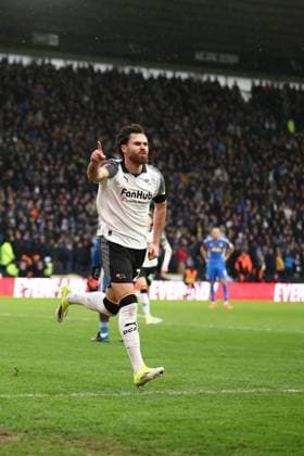 Ben Brereton Diaz of Derby County scores a goal and celebrates 1-0. Derby County v Leeds United, Emirates FA Cup, Third Round, Football, Pride Park, Derby, UK - 11 Jan 2026Derby Pride Park United Kingdom EDITORIAL USE ONLY No use with unauthorised audio, video, data, fixture lists, club league logos or live services. Online in-match use limited to 120 images, no video emulation. No use in betting, games or single club league player publications. Copyright: xRyanxBrowne Shutterstockx 16246331r