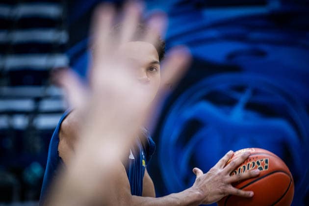 Basketball Berlin 11 01 2026 Season 2025 2026 EasyCredit BBL 1 Bundesliga Men, Men Alba Berlin MLP Academics Heidelberg Jack Kayil Alba Berlin, No 07
