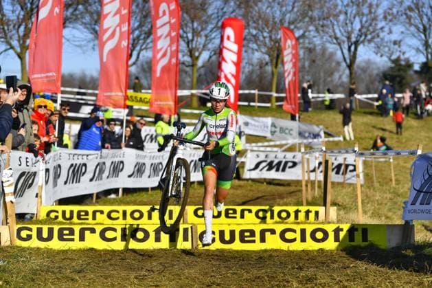 Sara Casasola (ITA CRELAN-CORENDON) during Campionati Italiani Ciclocross, Cyclocross race in Brugherio, Italy, January 11 2026  Copyright: xDavidexVaninetti IPAxSportx xipa-agency.netx xx IPA_69931142 IPA_Agency_IPA69931142