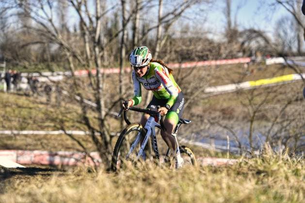 Sara Casasola (ITA CRELAN-CORENDON) during Campionati Italiani Ciclocross, Cyclocross race in Brugherio, Italy, January 11 2026  Copyright: xDavidexVaninetti IPAxSportx xipa-agency.netx xx IPA_69931168 IPA_Agency_IPA69931168