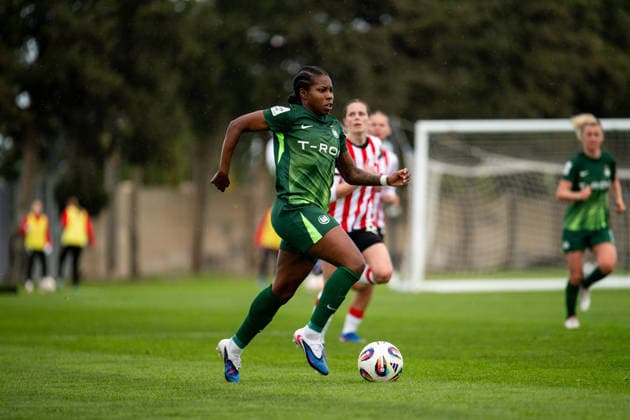Lineth Beerensteyn VfL Wolfsburg, 09 on the ball, MLT, VfL Wolfsburg vs PSV Eindhoven, womens soccer test match, training camp, 2025 2026 season, 11 01 2026 MLT, VfL Wolfsburg vs PSV Eindhoven, womens soccer test match, training camp, 2025 2026 season, 11 01 2026 Attard Copyright: xEibner-Pressefoto Memmlerx EP_MMR