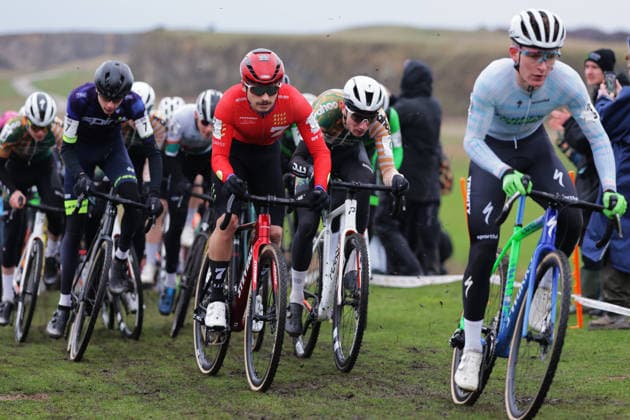 2026 Lloyds National Cyclo-cross Championships Picture by Alex Whitehead SWpix.com SWpix.com - 11 01 2026 - Cycling - 2026 Lloyds National Cyclo-Cross Championships - Gypsies Green, South Shields, England - Elite Open, Cameron Mason (Alpecin Deceuninck) Copyright: x xSWpix.comx(t axPhotographyxHubxLtd)xAlexxWhitehead SWpix.comx SWP-3159-0365