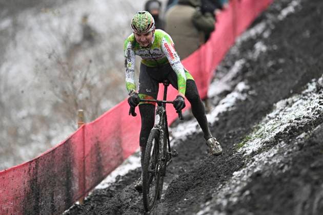 Belgian Championships 2026 Beringen BERINGEN, BELGIUM - JANUARY 11 : Verstrynge Emiel during the Beringen Belgian Championships 2026 a cyclocross race for Men Elite on January 11, 2026 in Beringen, Belgium, 11 01 2026 ( Beringen Belgium  Copyright: xNicoxVereeckenx