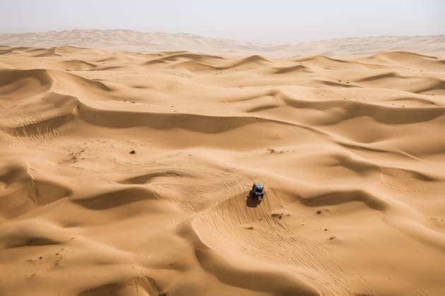 DAKAR 2026 - STAGE 7 219 LOEB Sebastien (fra), BOULANGER Edouard (fra), Loeb, The Dacia Sandriders, Dacia, Ultimate, BF Goodrich, FIA W2RC, action during the Stage 7 of the Dakar 2026, on January 11, 2026 between Riyadh and Wadi Ad-Dawasir, Saudi Arabia - Wadi Ad-DawasirSaudi Arabia  Copyright: xFLORENTxGOODENx