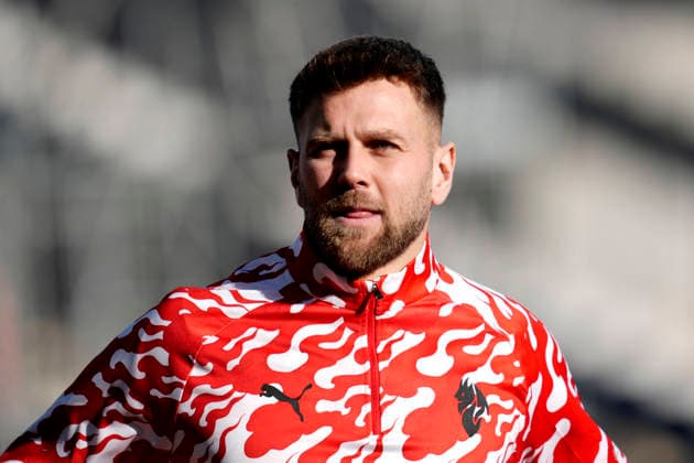 Niclas Fullkrug (AC Milan) during the warm up, Serie A, ACF Fiorentina v AC Milan, Artemio Franchi Stadium, January 11, 2026, Firenze, Italy.