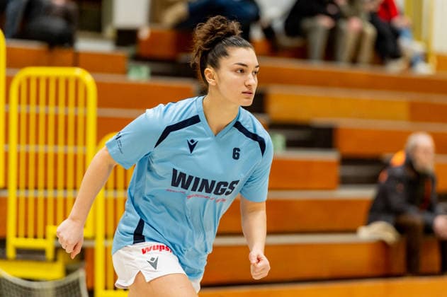 Alinde Kerluku Wings Leverkusen,No 06 beim aufwärmen DEU, Leverkusen, 11 01 2026 Basketball, Women 2 Bundesliga Nord, 14 Matchday, Wings Leverkusen Talents BonnRhöndorf