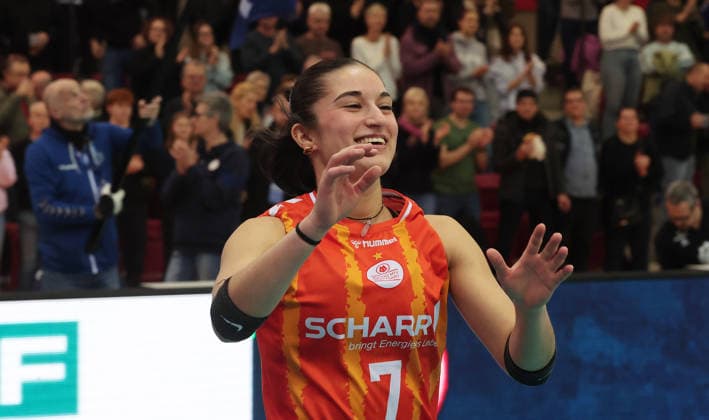 Stuttgart , Volleyball Bundesliga Allianz MTV Stuttgart vs ETV Hamburger Volksbank Volleys Fabiana Mottis Stuttgart