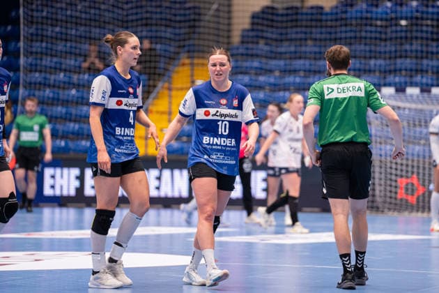 HSG Blomberg Lippe GER vs Chambray Touraine Handball FRA , Handball, EHF European League Women, Group Phase, 11 1 2026, Season 2025 2026, Lemgo Maxi Muehlner HSG Blomberg Lippe, 10 is dissatisfied Lemgo Phoenix Contact Arena Germany