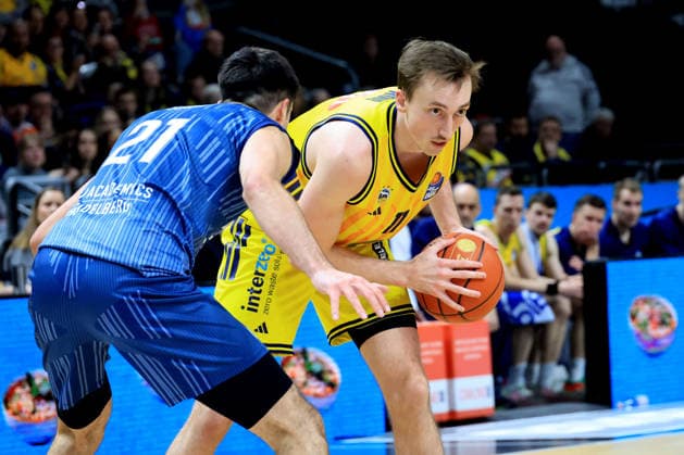DEU, easyCredit BBL, ALBA vs MLP Academics Heidelberg, 11 01 2026, Uber Arena, Berlin, DEU, easyCredit BBL, ALBA vs MLP Academics Heidelberg, in the picture Moses Wood ALBA Berlin 11 , h21 nordphotoxGmbHx xEngler nph00076