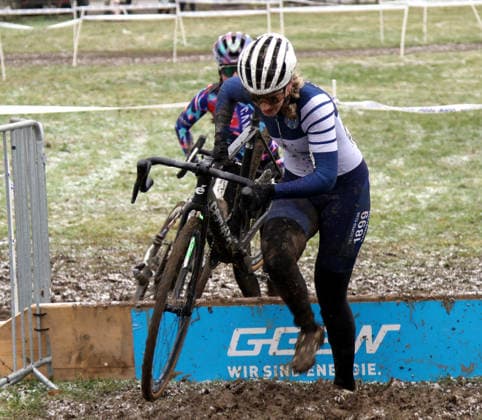 lsb Cycling Cyclo Cross German Championships in Bensheim 10 and 11 01 2026 Season 2025 2026 Bensheim v l Lisa Heckmann Darmstadt Elite Women Action, single picture,