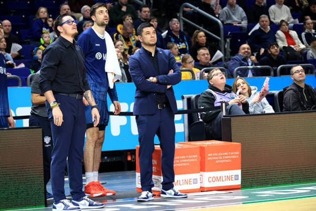 DEU, easyCredit BBL, ALBA vs MLP Academics Heidelberg, 11 01 2026, Uber Arena, Berlin, DEU, easyCredit BBL, ALBA vs MLP Academics Heidelberg, in the picture Head Coach Danny Jansson Heidelberg nordphotoxGmbHx xEngler nph00076