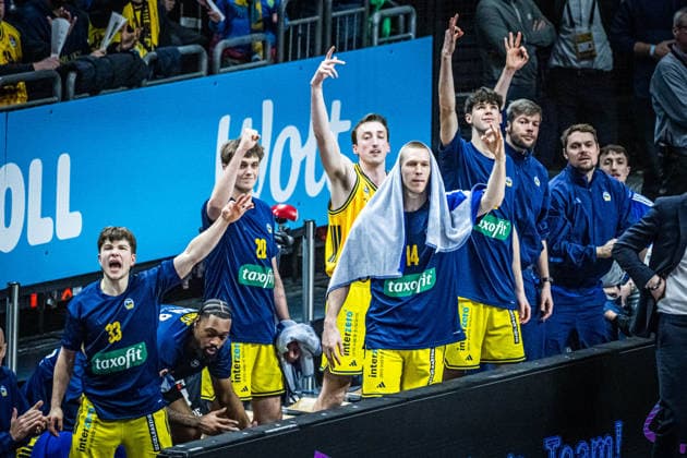 Basketball Berlin 11 01 2026 Season 2025 2026 EasyCredit BBL 1 Bundesliga Men, Men Alba Berlin MLP Academics Heidelberg Jubel Alba