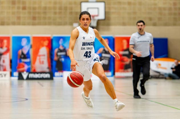 Natalie Villaflor Wings Leverkusen,No 43 DEU, Leverkusen, 11 01 2026 Basketball, Womens 2 Bundesliga North, Matchday 14, Wings Leverkusen Talents BonnRhöndorf