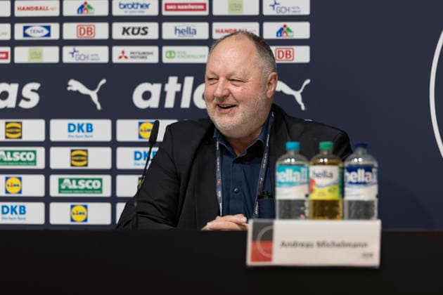 Men s Handball International Germany vs Croatia, 11 01 2026 HANNOVER, GERMANY JANUARY 11 Andresa Michelmann DHB President during the match between Men s Handball International Germany vs Croatia at ZAG Arena on January 11, 2026 in Hannover, Germany Copyright: xBEAUTIFULxSPORTS KennyxBeelex
