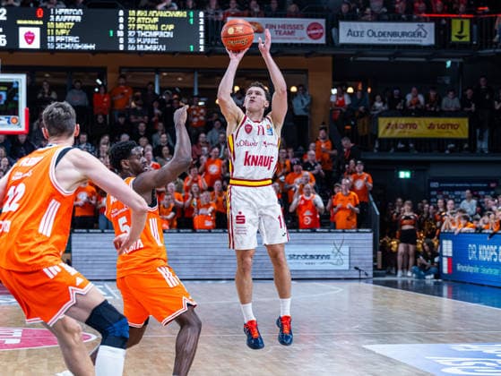 Brae Ivey Fitness First Wuerzburg Baskets, 11 on the throw to the basket RASTA Vechta vs Fitness First Wuerzburg Baskets, Basketball, easyCredit Basketball Bundesliga, Matchday 15, Season 2025 2026, 11 01 2026 RASTA Vechta vs Fitness First Wuerzburg Baskets, Basketball, easyCredit Basketball Bundesliga, Matchday 15, Season 2025 2026, 11 01 2026 Vechta Copyright: xEibner-Pressefoto DamianxKruczynx EP_DKI