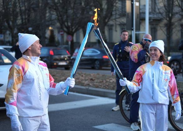 Milano Cortina 2026, Olympic torch relay in Turin