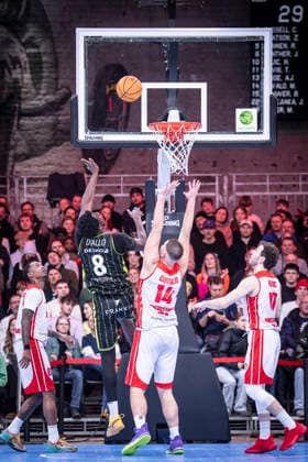 Barmer 2 Basketball Bundesliga ProA Rheinstars Koeln vs BBC Bayreuth, 11 01 26 Cologne, 11 01 26 Nat Diallo BBC Bayreuth, 8, C aims during the game of the Barmer 2 Basketball Bundesliga ProA Rheinstars Koeln vs BBC Bayreuth at the Motor World in Cologne Copyright: xBEAUTIFULxSPORTS AxelxKohringx