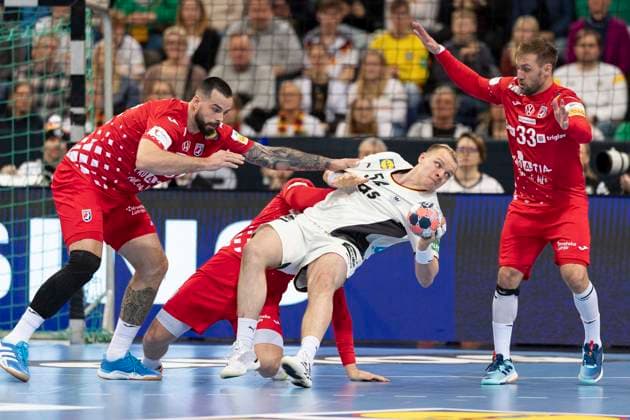 Men s Handball International Germany vs Croatia, 11 01 2026 HANNOVER, GERMANY JANUARY 11 during the match between Men s Handball International Germany vs Croatia at ZAG Arena on January 11, 2026 in Hannover, Germany Copyright: xBEAUTIFULxSPORTS KennyxBeelex