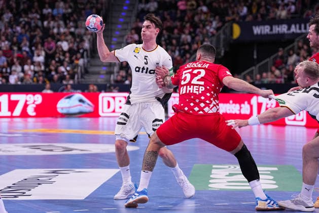 Handball, International match, Germany - Croatia