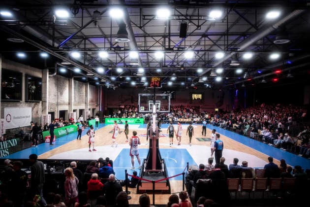 Barmer 2 Basketball Bundesliga ProA Rheinstars Koeln vs BBC Bayreuth, 11 01 26 Cologne, 11 01 26 Impressions of the hall during the game of the Barmer 2 Basketball Bundesliga ProA Rheinstars Koeln vs BBC Bayreuth at the Motor World in Cologne Copyright: xBEAUTIFULxSPORTS AxelxKohringx