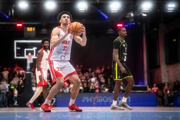 Barmer 2 Basketball Bundesliga ProA Rheinstars Koeln vs BBC Bayreuth, 11 01 26 Cologne, 11 01 26 Justin Onyejiaka RheinStars Cologne, 22, SF at the free throw during the game of the Barmer 2 Basketball Bundesliga ProA Rheinstars Koeln vs BBC Bayreuth at the Motor World in Cologne Copyright: xBEAUTIFULxSPORTS AxelxKohringx