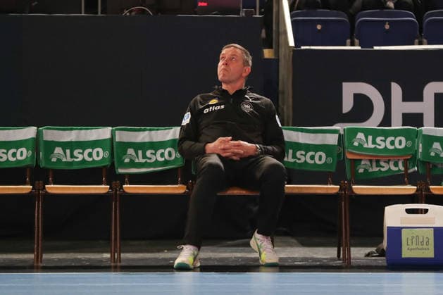 11 01 2026, xgox, handball, international match, Germany Croatia v l Alfred Gislason Germany, coach Hannover