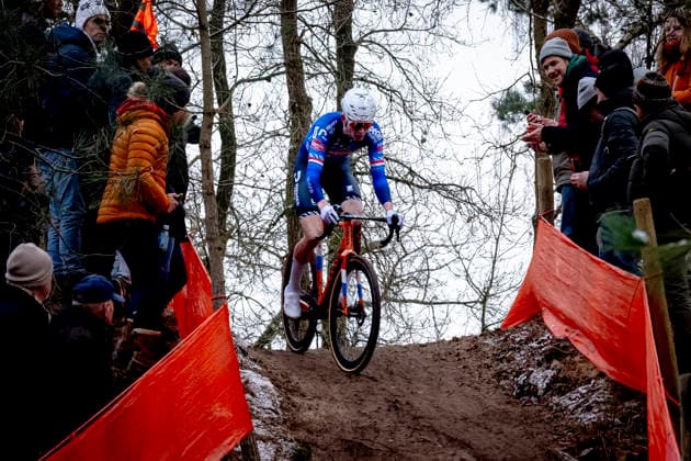 Tibor Del Grosso ALPECIN DECEUNINCK during the Nederlands Kampioenschap Veldrijden 2026 in HUIJBERGEN, Netherlands on 11 January 2026, photo by Caroline van Leusden EYE4images DeFodi Images