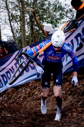 Tibor Del Grosso ALPECIN DECEUNINCK during the Nederlands Kampioenschap Veldrijden 2026 in HUIJBERGEN, Netherlands on 11 January 2026, photo by Caroline van Leusden EYE4images DeFodi Images