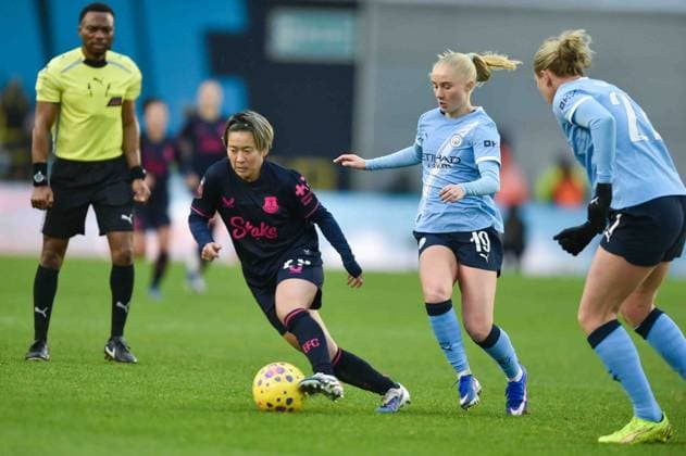 during the Barcleys WSL match between Manchester City and Everton at the Joie Stadium, Manchester England. Copyright: xClarexOverfieldx xSPPx Sportspressphoto_SPR81000