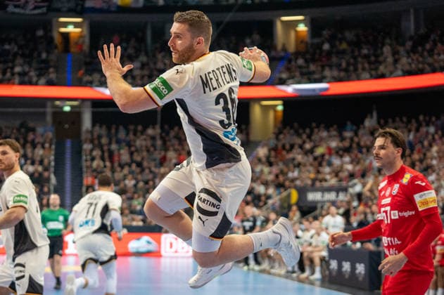 Germany, Handball, EHF friendly match, Germany Croatia on 11 01 in Hanover ZAG Arena Lukas Mertens Germany 36 Copyright: xSvenxHeidmannx