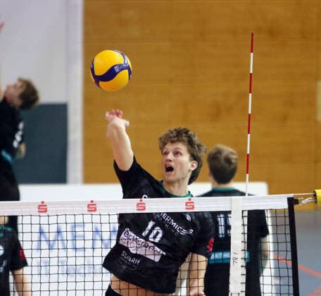Patrick RUPPRECHT Haching , He Volleyball, 1 BL,25 26, TSV Haching Muenchen vs Helios Gizzlys Giesen, , Geothermie Arena, Unterhaching, 11 01 26 Copyright: WolfgangxFehrmann