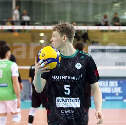 Florian KRENKEL Haching , He Volleyball, 1 BL,25 26, TSV Haching Muenchen vs Helios Gizzlys Giesen, , Geothermie Arena, Unterhaching, 11 01 26 Copyright: WolfgangxFehrmann