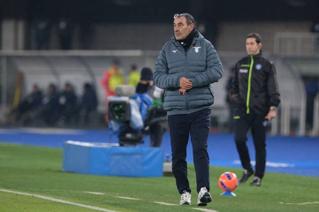 Hellas Verona FC v SS Lazio - Serie A Maurizio Sarri is the head coach of SS Lazio during the soccer match between Hellas Verona FC and SS Lazio, MD20 of the Serie A Enilive Italian soccer championship 2025 2026 at Marcantonio Bentegodi Stadium in Verona, Italy, on January 11, 2026. Verona Italy  Copyright: xRobertoxTommasinix originalFilename:tommasini-hellasve260111_npvQw.jpg