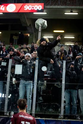 FOOTBALL: Coupe de France 16e de finale FC Metz vs Montpellier - 11 01 2026 Stade Saint-Symphorien. Metz cholÃ ra des supporters de l equipe de Metz contre les joueurs  Copyright: xElyxandroxCEGARRAx