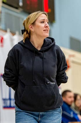 Bea Waffenschmied (Talents BonnRhöndorf, Headcoach) DEU, Leverkusen, 11.01.2026 Basketball, Damen 2.Bundesliga Nord, 14. Spieltag, Wings Leverkusen - Talents BonnRhöndorf