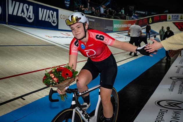 TVEIT Nora Sixdays Bremen 2026 Team 6 TVEIT Nora NOR Black Award Ceremony Medal Ceremony Podium Landscape horizontal Landscape Event Event Sixdays Bremen 2026 Category Category Category Cycling Track Cycling Sixdays Elite Women Location Location Europe Germany Bremen ÖVB Arena Discipline Scratch Race Distance m Date Date 11 01 2026 Sunday Day 3