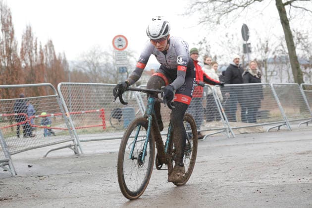 11 01 2026 German Cyclo-cross Championship Bensheim German Cyclo-cross Championship 2026 here Elite Women later 2nd place Sina van THIEL Nr 2 RSC Kempten runner-up Bensheim Hessen Germany