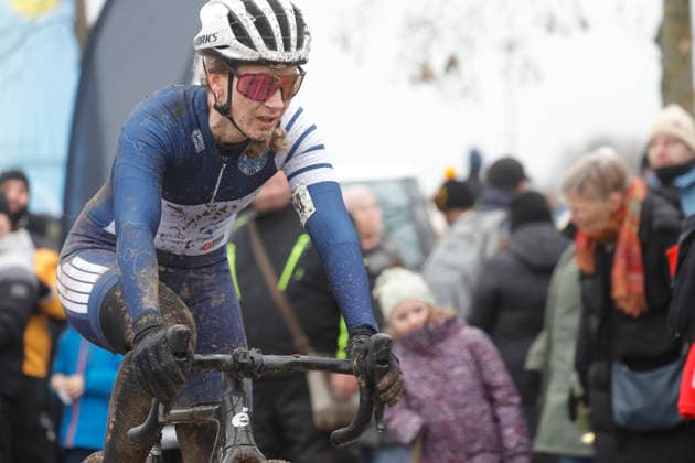 11 01 2026 German Cyclo-cross Championships Bensheim German Cyclo-cross Championships 2026 here Elite Women Lisa Heckmann No 4 VC Darmstadt finishes in 4th place Bensheim Hessen Germany