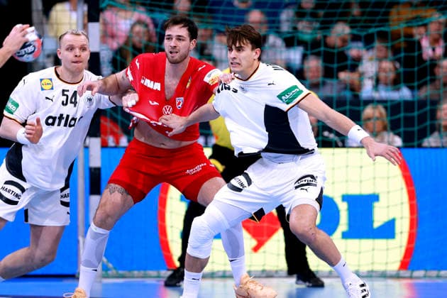 KOESTER Julian Team Germany DHB Handball Laenderspiel Germany Croatia on 11 01 2026 in Hanover in the ZAG Arena Copyright: xLacixPerenyix