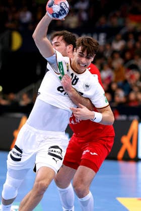 KOESTER Julian Team Germany DHB Handball Laenderspiel Germany Croatia on 11 01 2026 in Hanover in the ZAG Arena Copyright: xLacixPerenyix