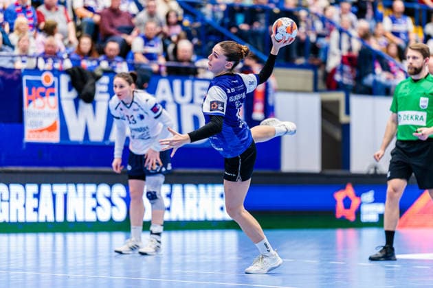 Ona Vegue HSG Blomberg Lippe, 14 on 7-meter throw GER, HSG Blomberg Lippe GER vs Chambray Touraine Handball FRA , Handball, EHF European League Women, Group Phase, 11 01 2026 GER, HSG Blomberg Lippe GER vs Chambray Touraine Handball FRA , Handball, EHF European League Women, Group Phase, 11 01 2026 Lemgo Copyright: xEibner-Pressefoto JanxRollingerx EP_JSK