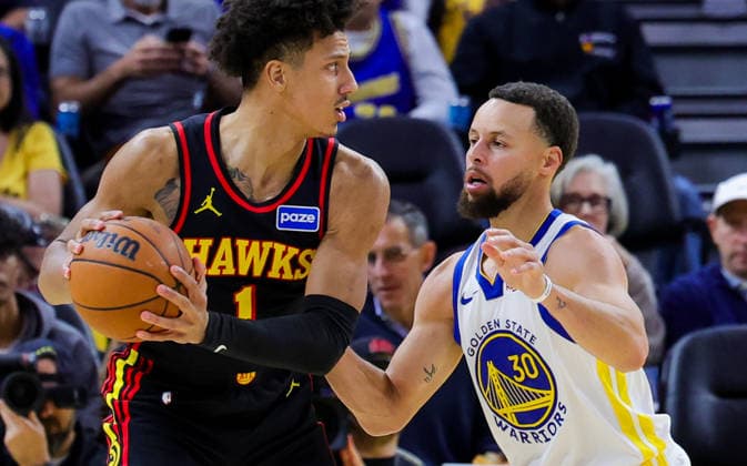 Basketball, NBA, Golden State Warriors - Atlanta Hawks