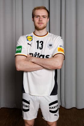 Hannover Handball EM 2026 Germany Press conference Matthes Langhoff Germany Portrait Face Hannover Germany