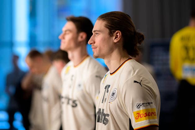 Hanover Handball EM 2026 Germany Press conference Juri Knorr Germany Hanover Germany
