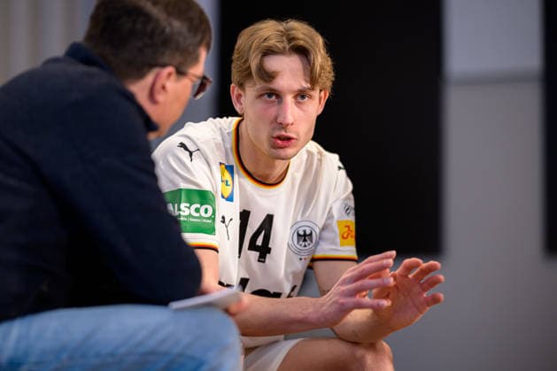 Hannover Handball EM 2026 Germany Press conference Mathis Häseler Haeseler Germany Hannover Germany