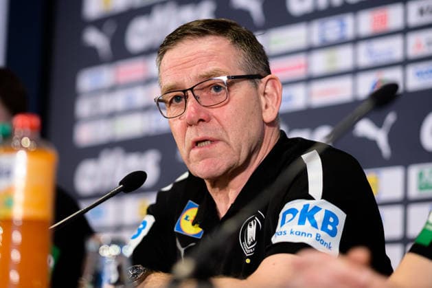 Hannover Handball EM 2026 Germany Press conference Coach Alfred Gislason Germany Hannover Germany