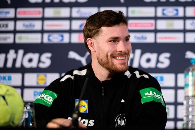Hannover Handball EM 2026 Germany Press conference Johannes Golla Germany Hannover Germany